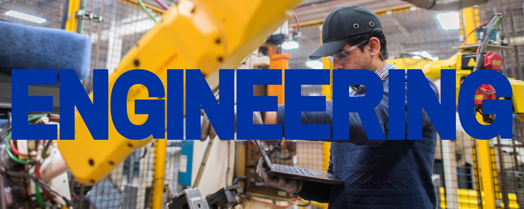 man working on a machine